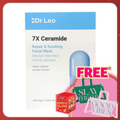 DR. LEO 7X Ceramide Repair & Soothing Facial Mask 25ml x 5