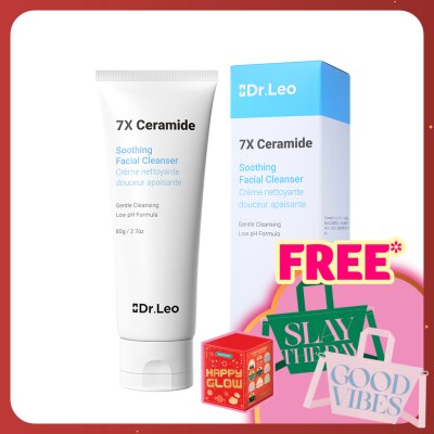 DR. LEO 7X Ceramide Soothing Facial Cleanser 80g