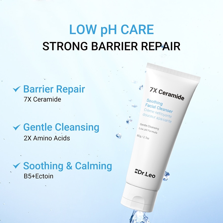 7X Ceramide Soothing Facial Cleanser 80g