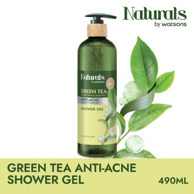 NATURALS BY WATSONS - Green Tea Shower Gel 490ml