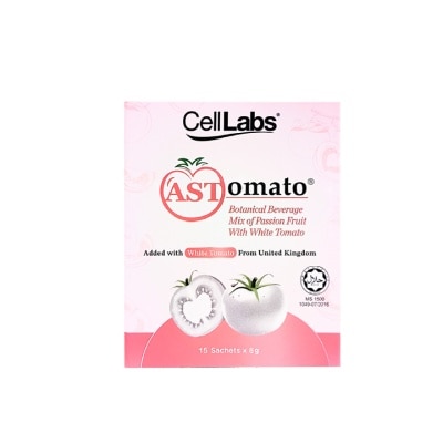 CELLLABS Astomato Botanical Beverage Mix Of Passion Fruit With White Tomato 8gx15s