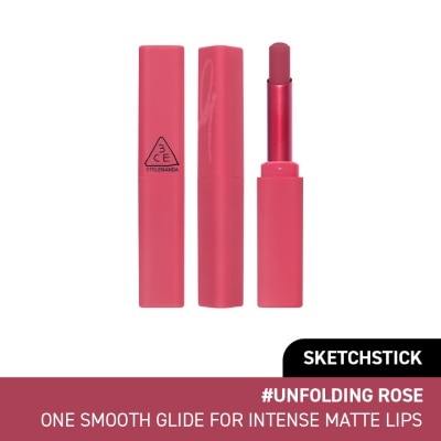 3CE Sketch Lipstick 02 Unfolding Rose