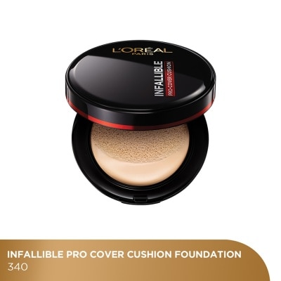 L'OREAL PARIS MAKEUP Infallible Pro Cover Cushion Foundation 340