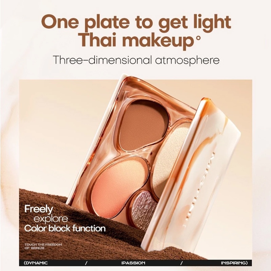 Thai Latte Blush Contour Palette 01