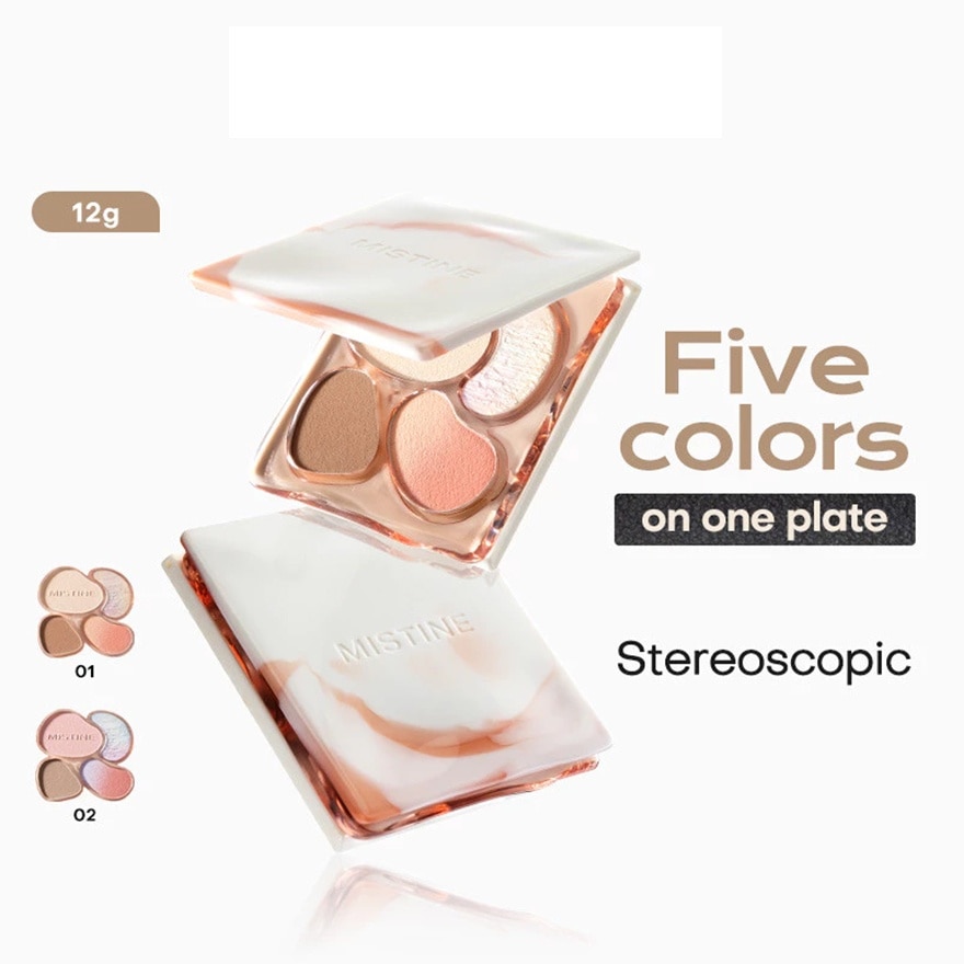 Thai Latte Blush Contour Palette 01