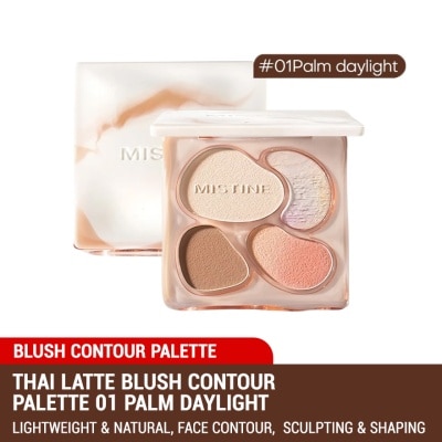 MISTINE Thai Latte Blush Contour Palette 01
