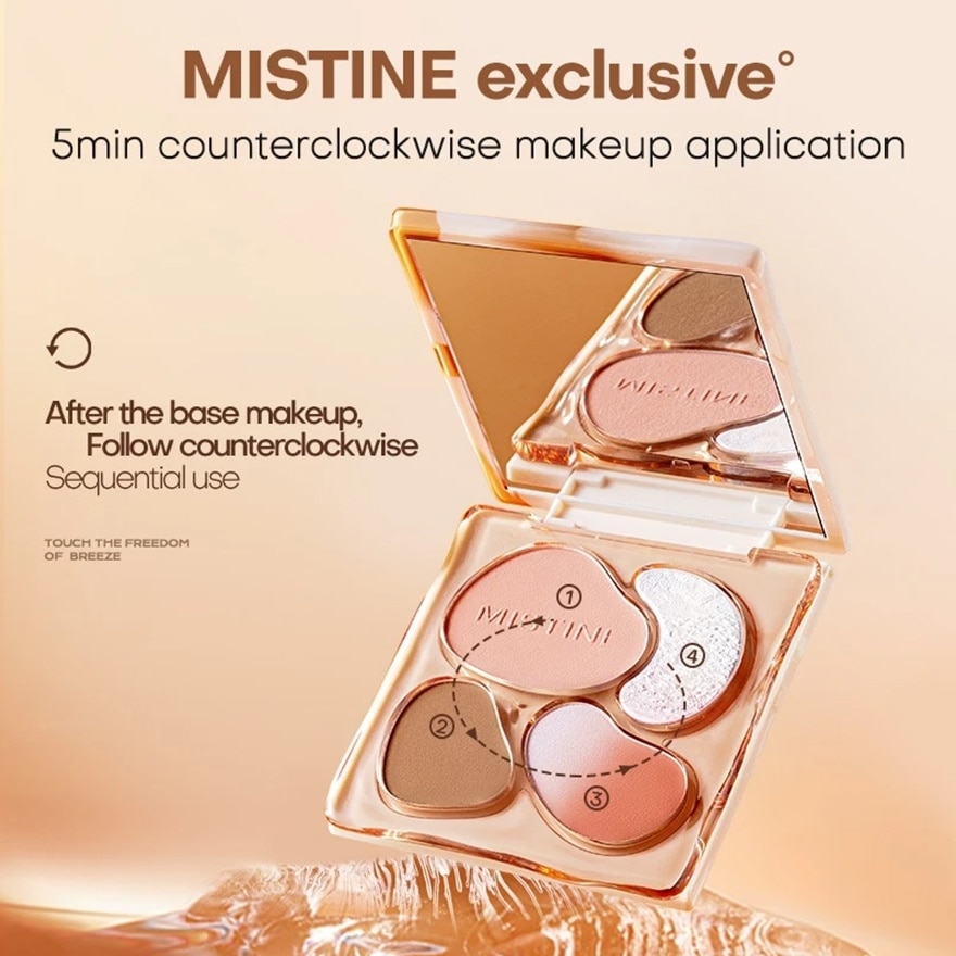 Thai Latte Blush Contour Palette 01