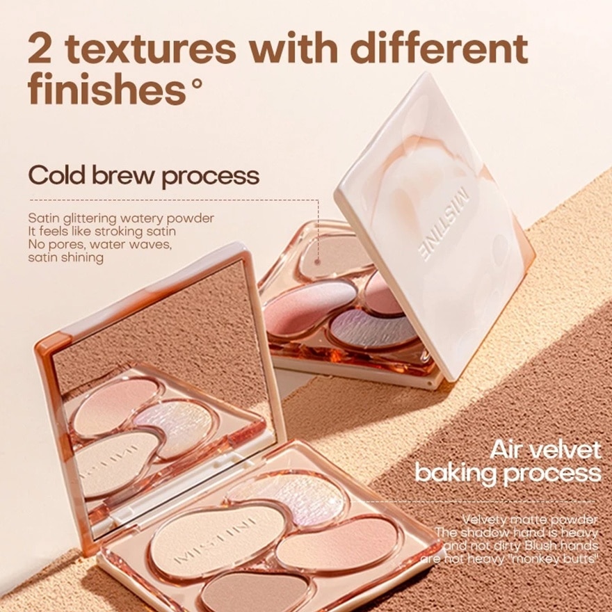 Thai Latte Blush Contour Palette 02