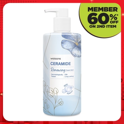 WATSONS Ceramide Renewing Cream Bath 750ml
