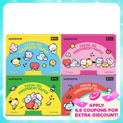 WATSONS - BT21 Oil Absorbent Paper 100s