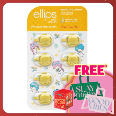 ELLIPS Hair Vitamin Sanrio Little Twin Stars Smooth & Shiny 8's