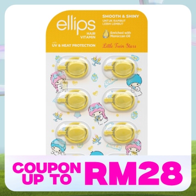 ELLIPS Hair Vitamin Sanrio Little Twin Stars Smooth & Shiny 8's