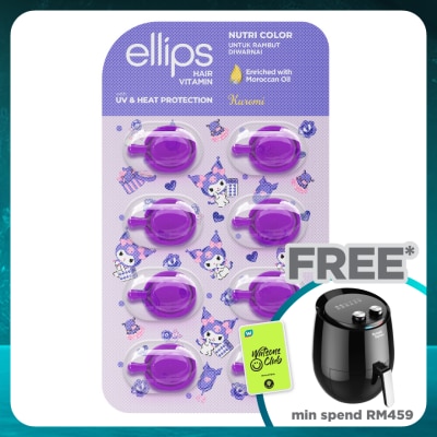 ELLIPS Hair Vitamin Sanrio Kuromi Nutri Color 8's