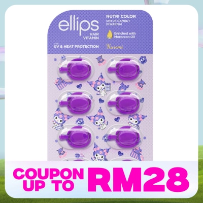 ELLIPS Hair Vitamin Sanrio Kuromi Nutri Color 8's