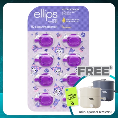 ELLIPS Hair Vitamin Sanrio Kuromi Nutri Color 8's