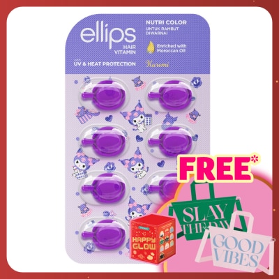 ELLIPS Hair Vitamin Sanrio Kuromi Nutri Color 8's