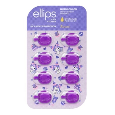 ELLIPS Hair Vitamin Sanrio Kuromi Nutri Color 8's