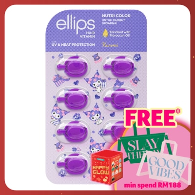 ELLIPS Hair Vitamin Sanrio Kuromi Nutri Color 8's