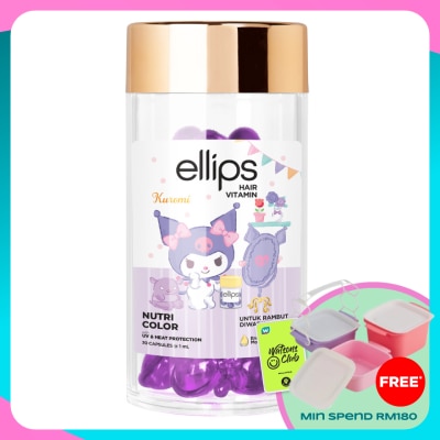 ELLIPS Hair Vitamin Sanrio Kuromi Nutri Color 30's