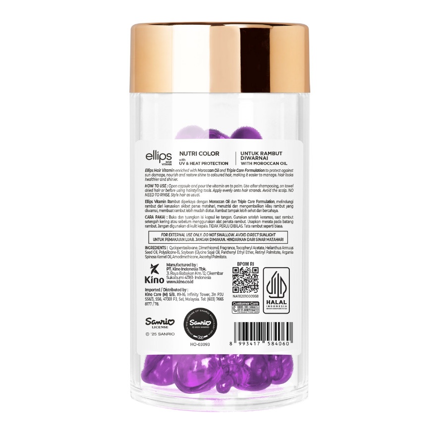 Hair Vitamin Sanrio Kuromi Nutri Color 30's image