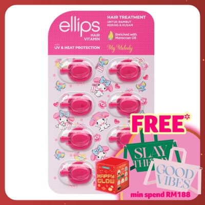 ELLIPS Hair Vitamin Sanrio My Melody Hair Treatment 8's
