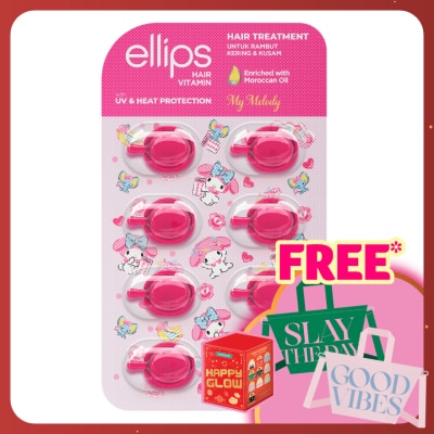 ELLIPS Hair Vitamin Sanrio My Melody Hair Treatment 8's