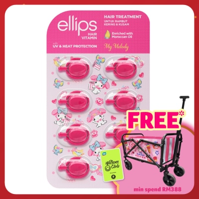ELLIPS Hair Vitamin Sanrio My Melody Hair Treatment 8's