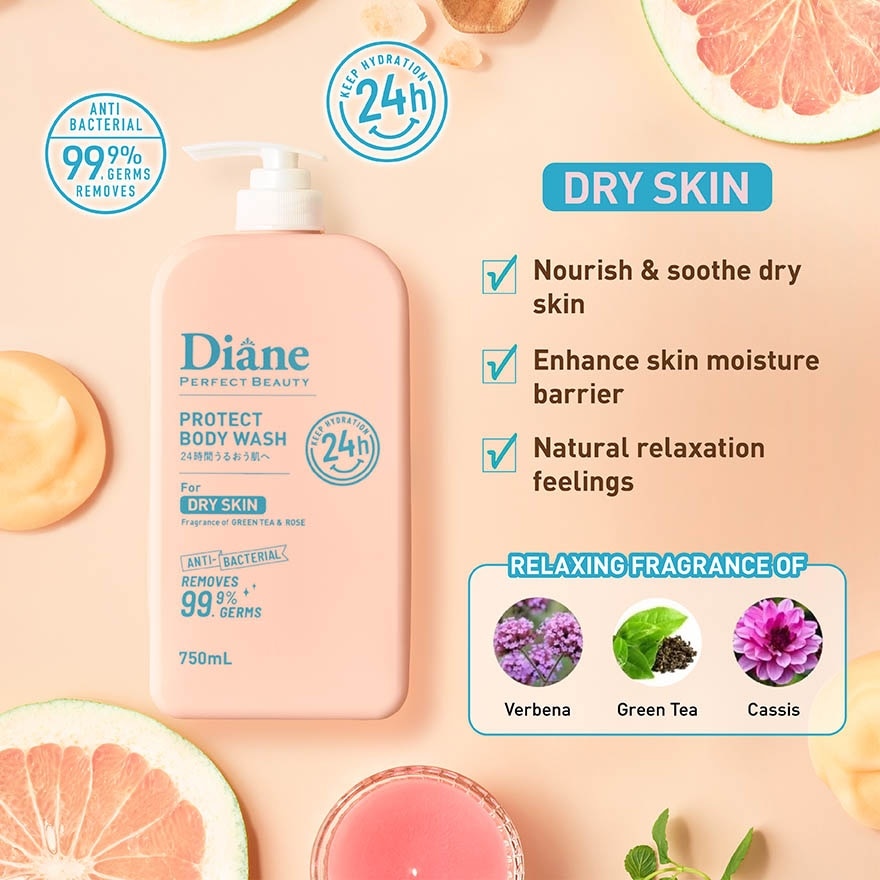 Perfect Beauty Protect Body Wash For Dry Skin 750ml
