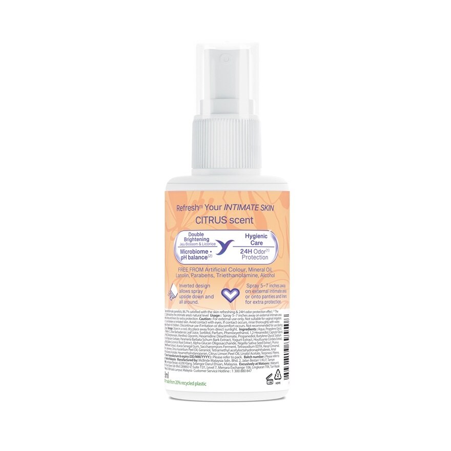 Rose Embrace refreshing Feminine Spray 50ml