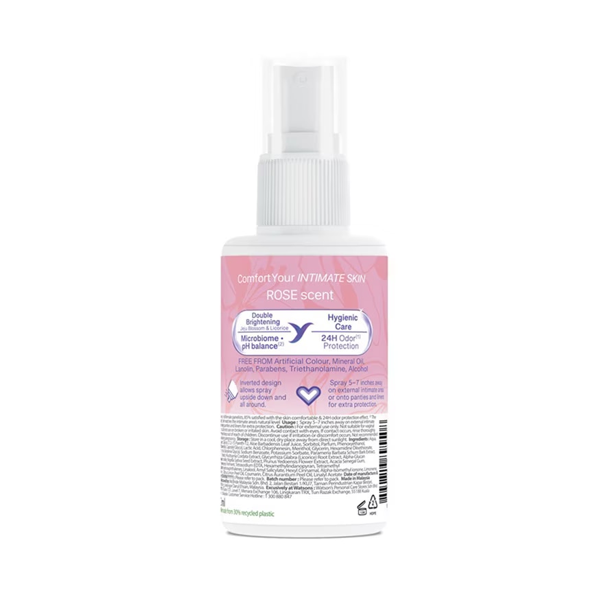 Rose Embrace refreshing Feminine Spray 50ml