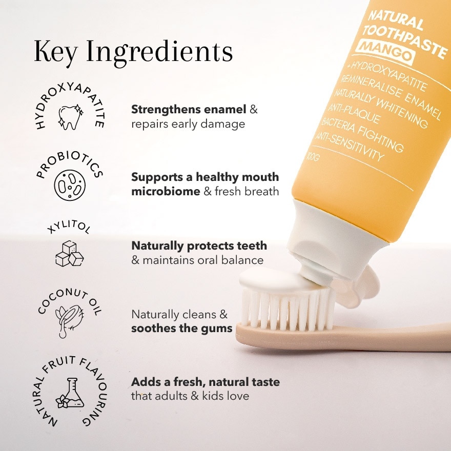 Natural Toothpaste Mango 100g