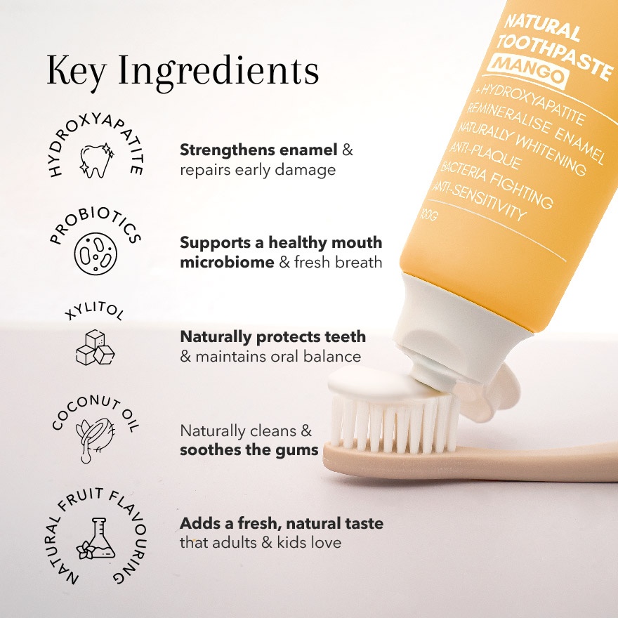 Natural Toothpaste Mango 100g image