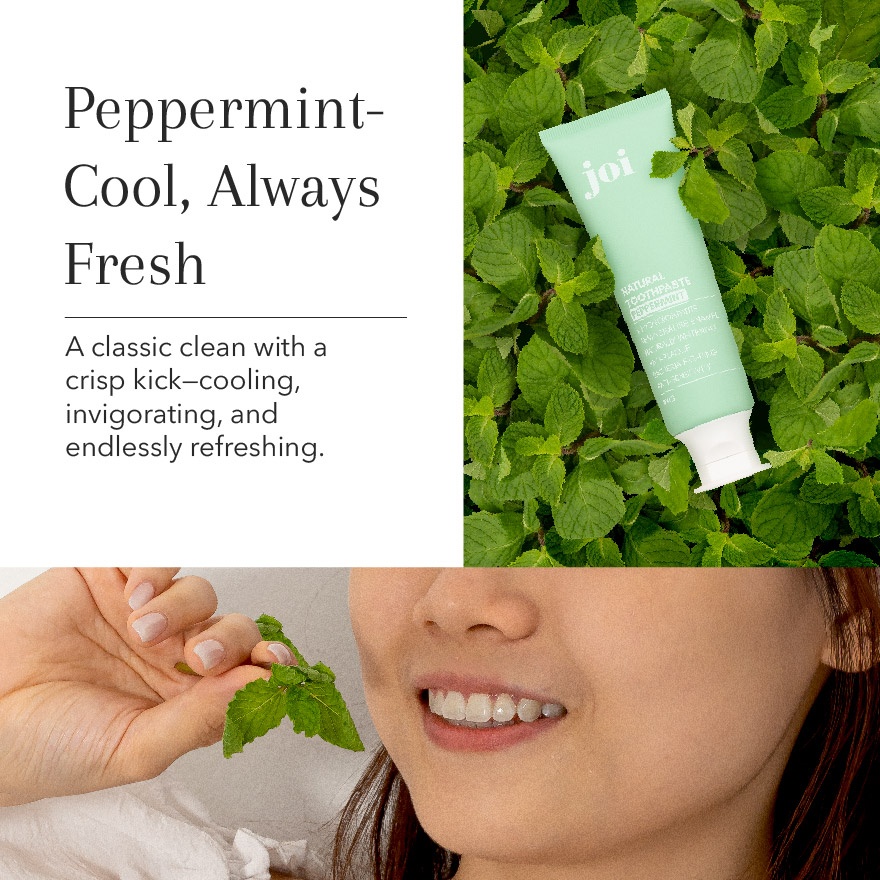Natural Toothpaste Peppermint 100g image