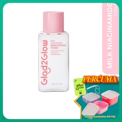 GLAD2GLOW - Milk Niacinamide Brightening Toner 80ml