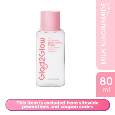 GLAD2GLOW - Milk Niacinamide Brightening Toner 80ml