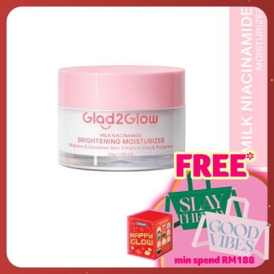 GLAD2GLOW Milk Niacinamide Brightening Moisturizer 30g