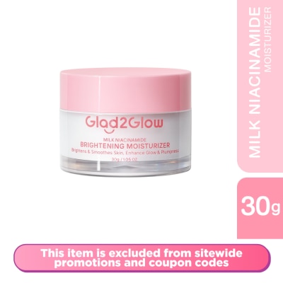 GLAD2GLOW - Milk Niacinamide Brightening Moisturizer 30g