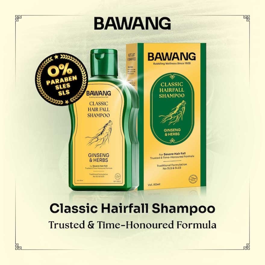 [Not For Sale] Classic Hair Fall Shampoo 80ml with Chinese Herbal Formulation
