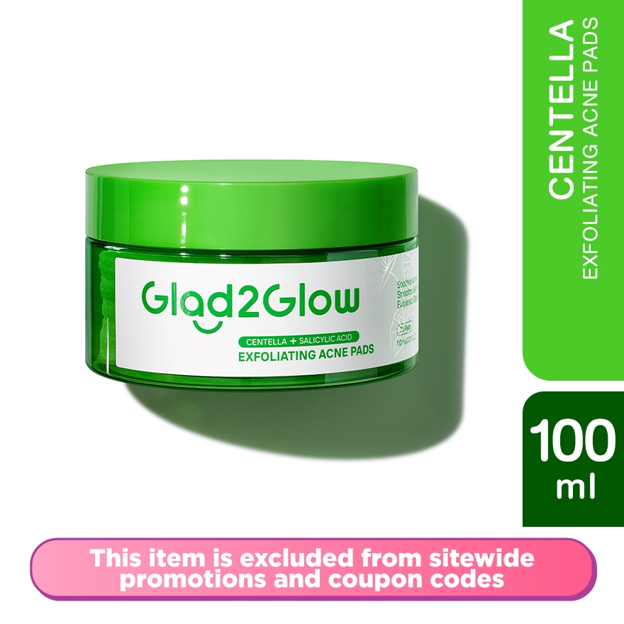 Centella Salicylic Acid Exfoliating Acne Pads 30s