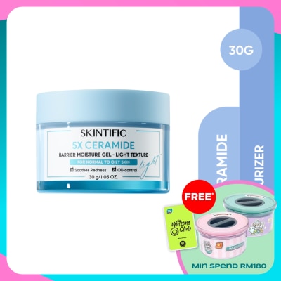 SKINTIFIC 5X Ceramide Barrier Moisture Gel Light Texture 30g