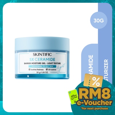 SKINTIFIC 5X Ceramide Barrier Moisture Gel Light Texture 30g