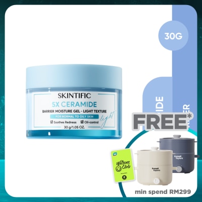 SKINTIFIC 5X Ceramide Barrier Moisture Gel Light Texture 30g