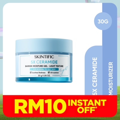 SKINTIFIC 5X Ceramide Barrier Moisture Gel Light Texture 30g