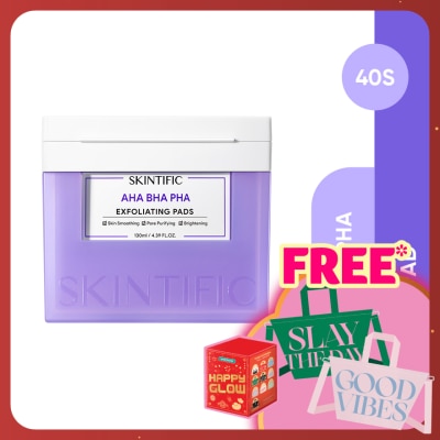 SKINTIFIC AHA BHA PHA Exfoliating Pads 130ml