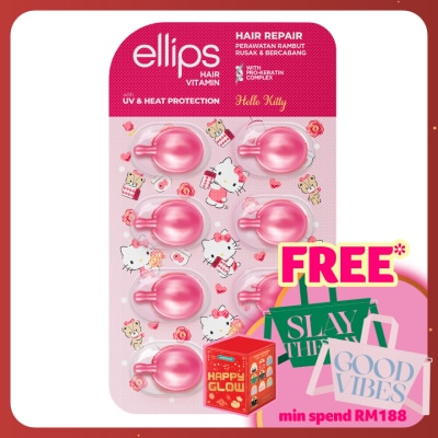ELLIPS Hair Vitamin Sanrio Hello Kitty Pro-K Hair Repair 8's