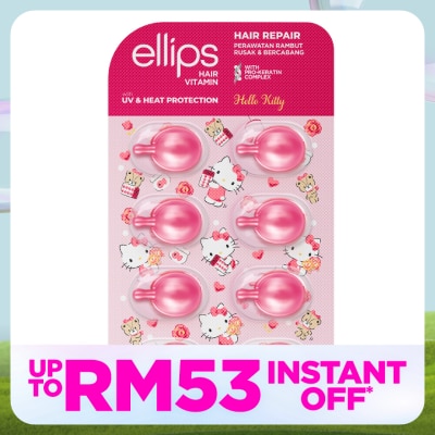 ELLIPS Hair Vitamin Sanrio Hello Kitty Pro-K Hair Repair 8's