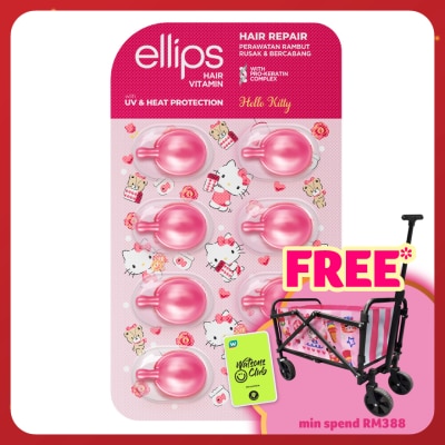 ELLIPS Hair Vitamin Sanrio Hello Kitty Pro-K Hair Repair 8's