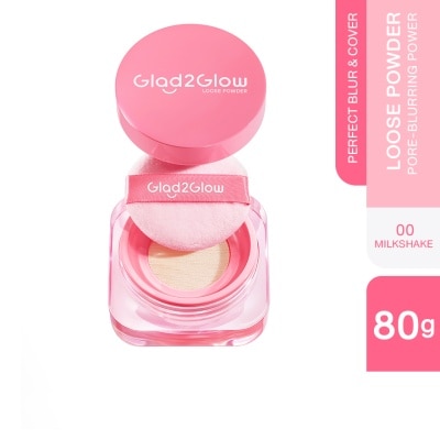 GLAD2GLOW Perfect Blur & Cover Loose Powder 00 Milkshake