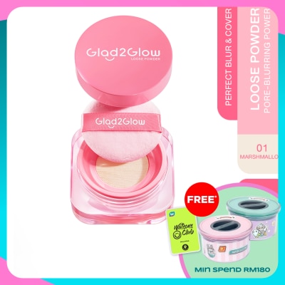 GLAD2GLOW Perfect Blur & Cover Loose Powder 01 Marshmallow