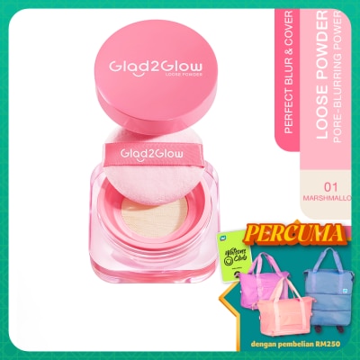 GLAD2GLOW Perfect Blur & Cover Loose Powder 01 Marshmallow